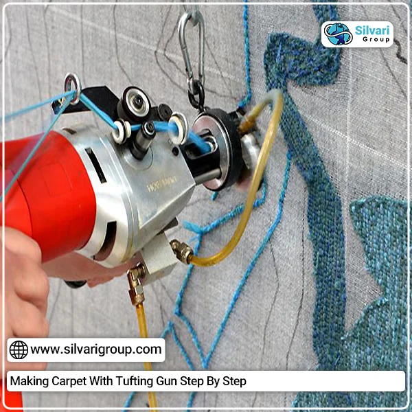 Making Carpet With Tufting Gun Step By Step | silvarigroup