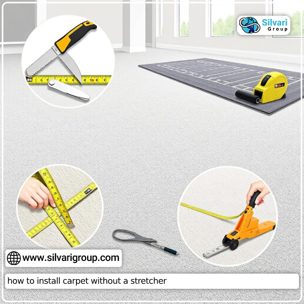how to install carpet without a stretcher