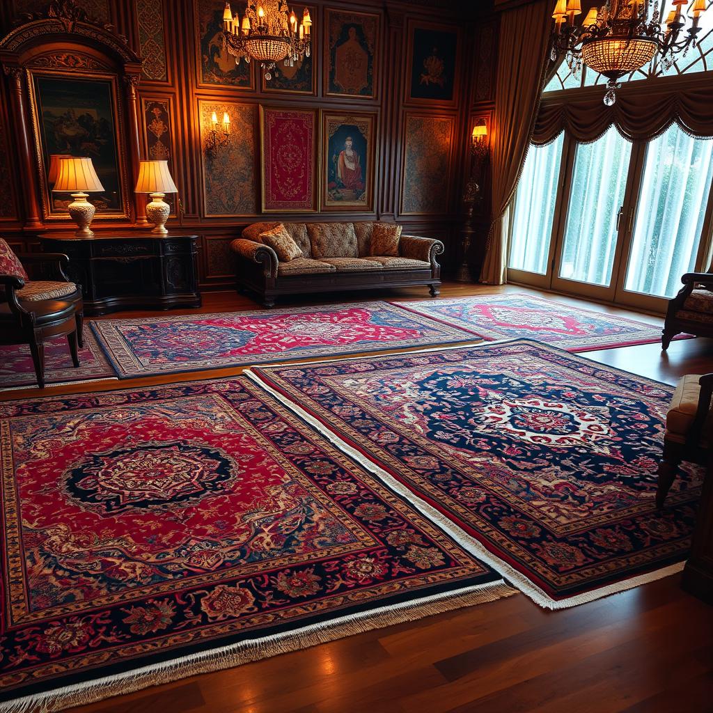 Blending Oriental Carpets with Modern Furniture