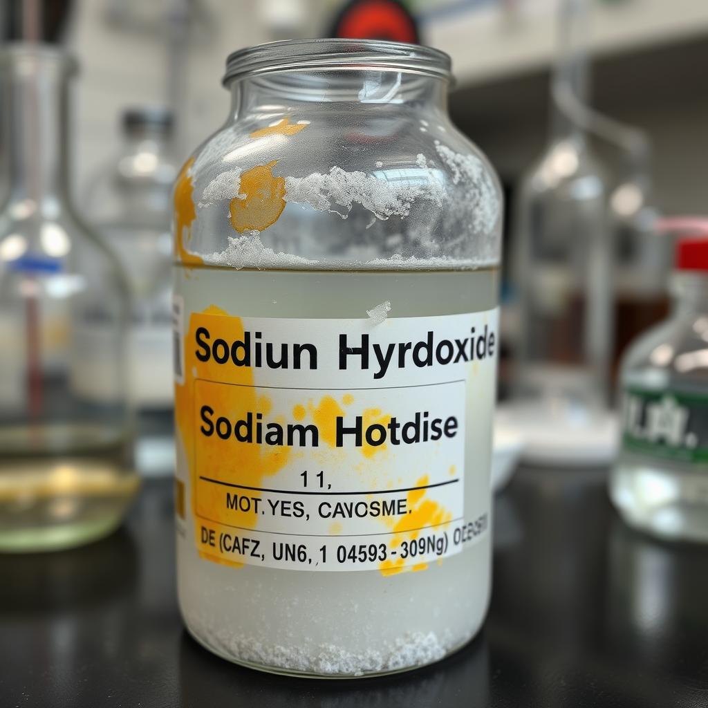 Signs of Sodium Hydroxide Degradation