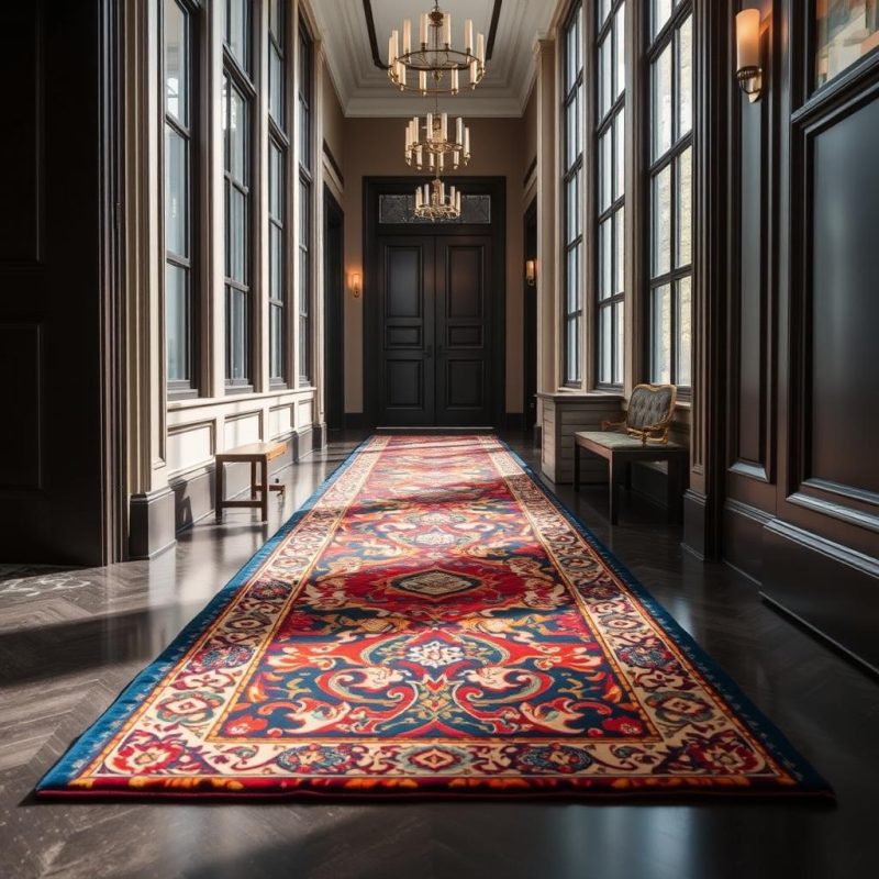 The runner carpet is the ideal choice