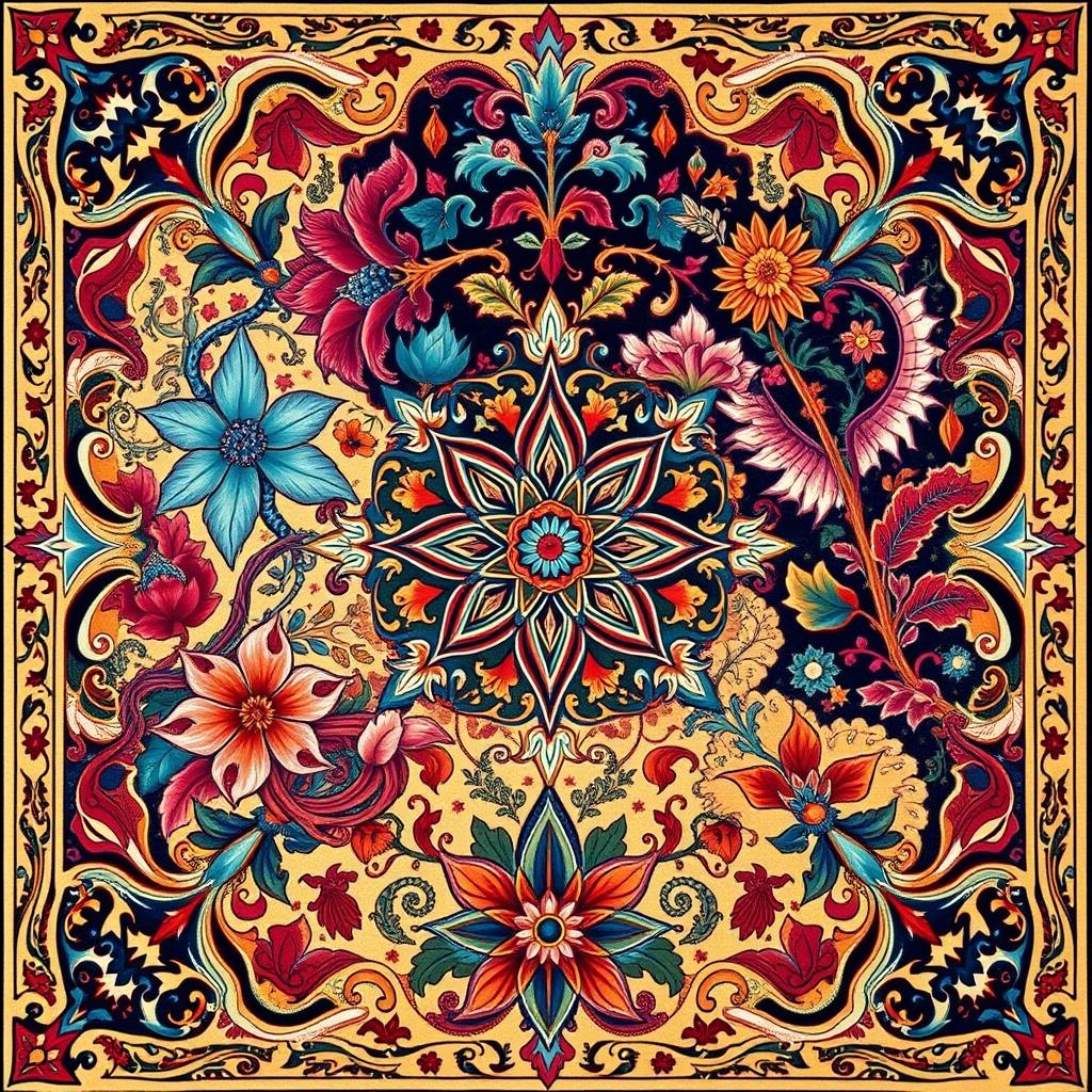 Understanding Biomorphic Design in Traditional Persian Carpets