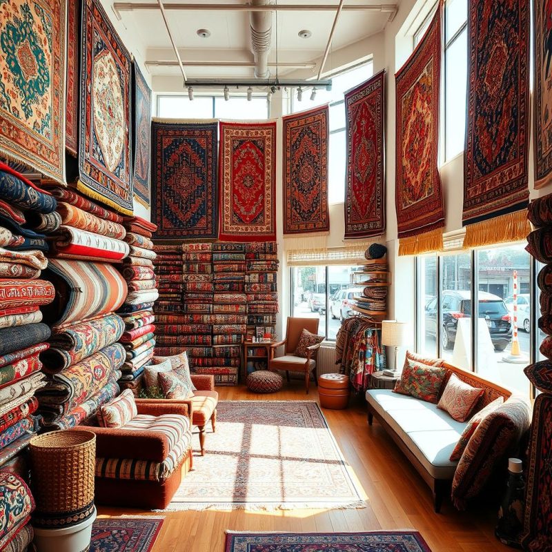 Interesting carpet shop