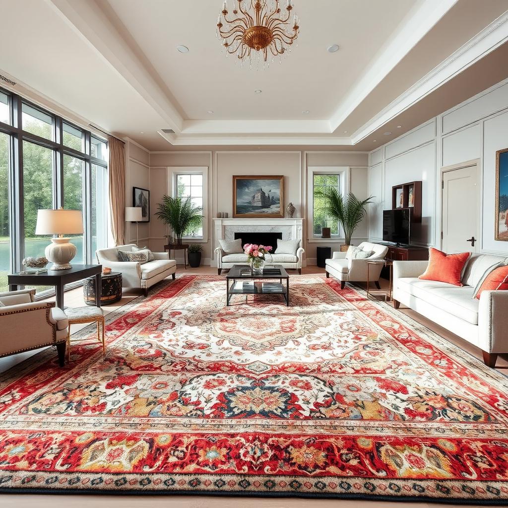 Why Large Carpets Transform Living Room Spaces