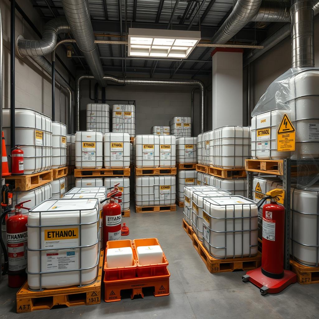 Safety Measures for Ethanol Storage