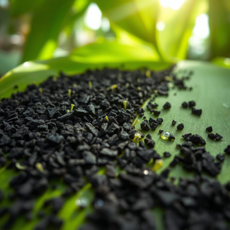 How activated charcoal can benefit the environment