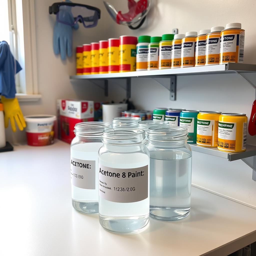 How to Store Acetone and Paint Correctly