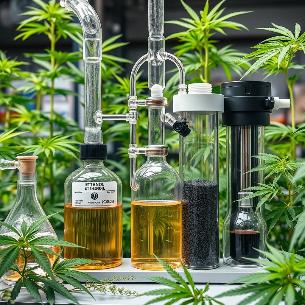 Ethanol and activated carbon in the CBD/Hemp Industry