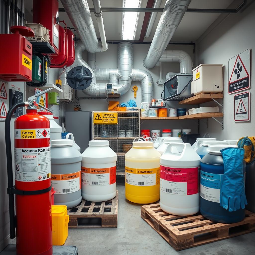 Essential Safety Equipment for Storing Chemicals