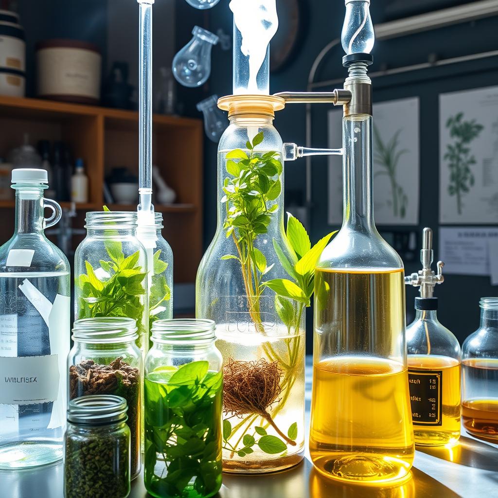 Molecular Interaction Between Ethanol and Plant Compounds