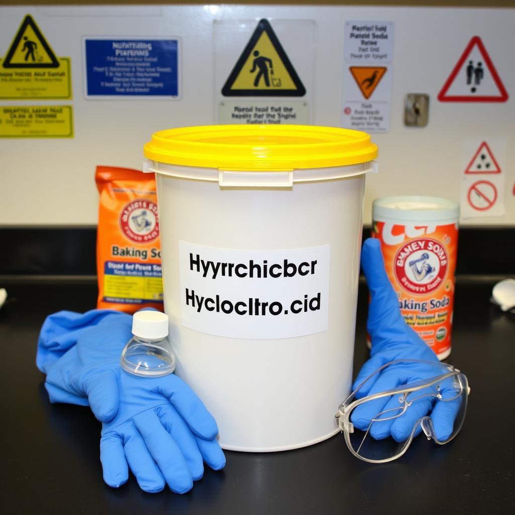 How to dispose of hydrochloric acid