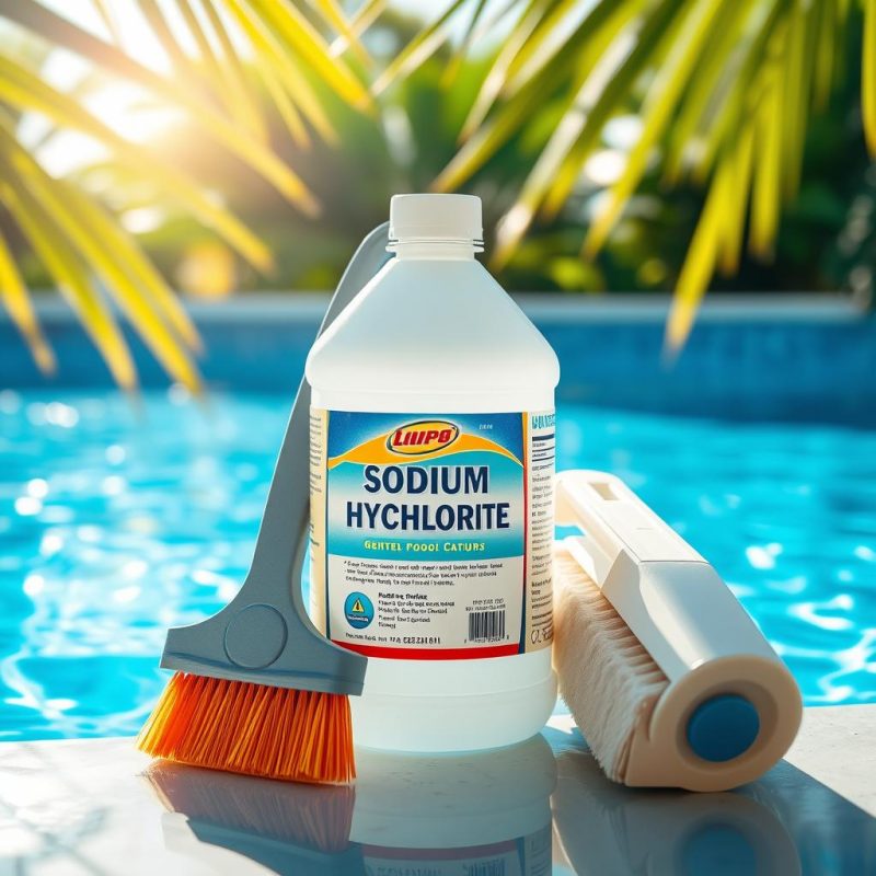 How to use sodium hypochlorite to clean your pool
