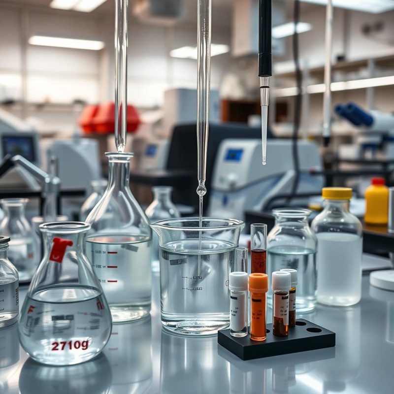 Qualitative protein analysis using nitric acid