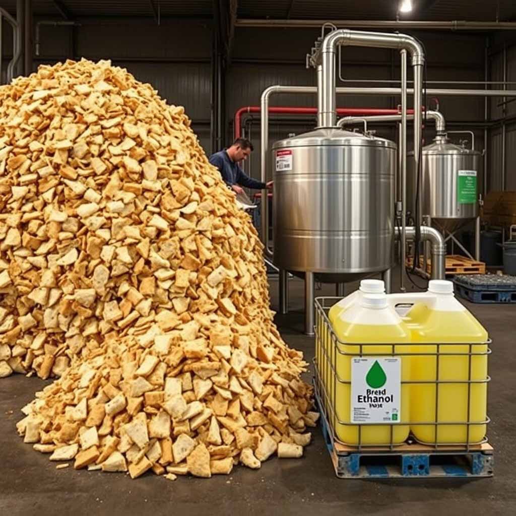 How Bread Waste is Converted into Ethanol