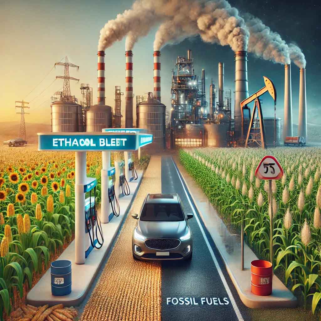 Ethanol vs. Fossil Fuels