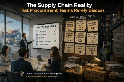 The Supply Chain Reality That Procurement Teams Rarely Discuss