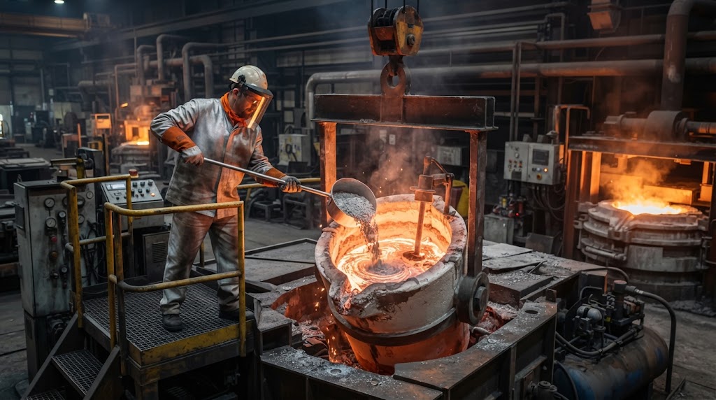 Alloy Adjustment: Used to control magnesium content and improve melt composition.
