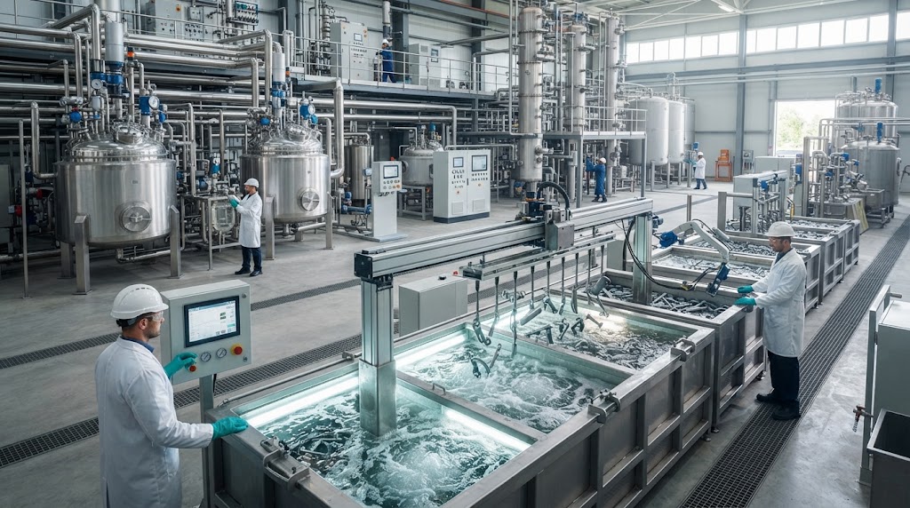 Chemical Manufacturing: Used as a buffering component and synthesis intermediate, including applications in electroplating formulations and metal surface treatment processes.