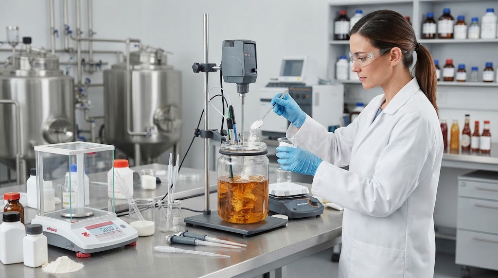Food & Beverage: Used in food and beverage formulations for flavor modulation and stabilization functions.