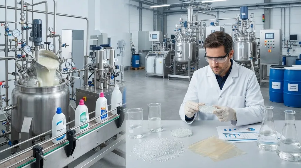Industrial Uses: Applied in detergents, cleaning agents, biodegradable polymers, and chemical processing.
