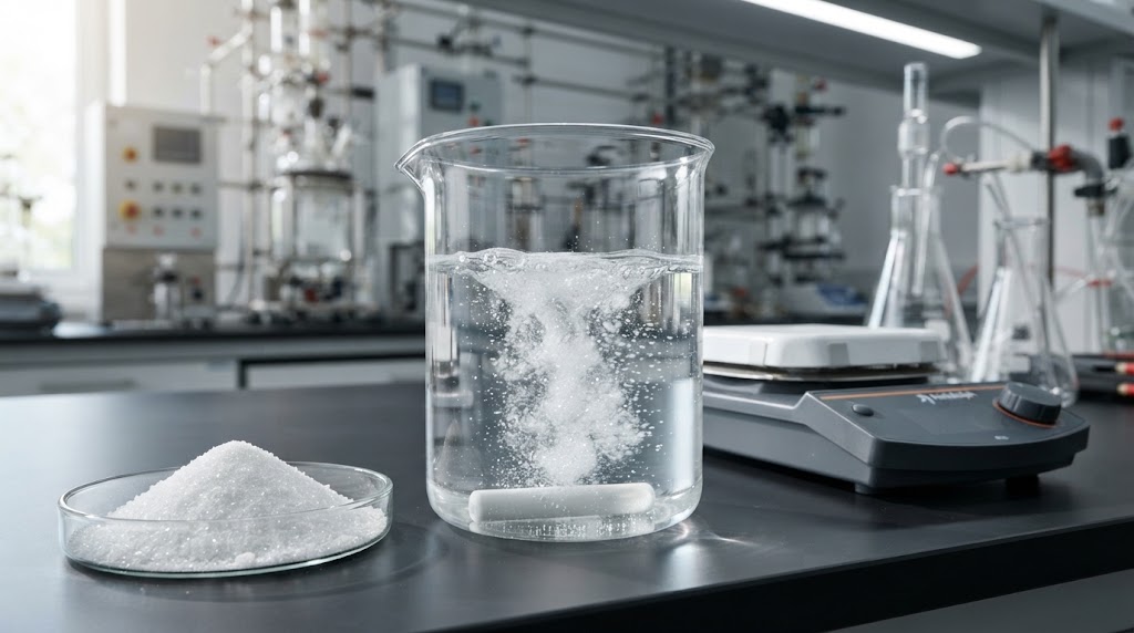Powder Form: Fine crystalline powder offering high solubility and rapid dispersion in flotation processes.