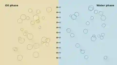 Oil-Water Interface and Emulsifier Function Oil-water interface showing how to choose food emulsifier