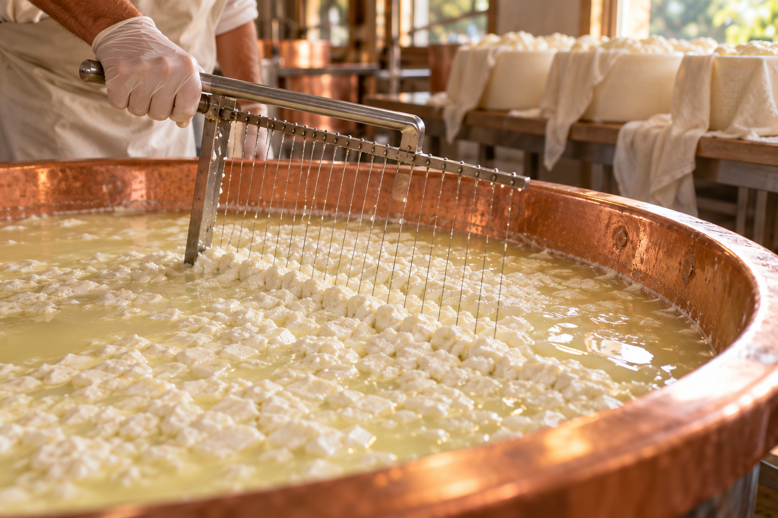 Acidity and curd formation in cheese processing Acidity adjustment affects cheese curd formation in a creamery vat